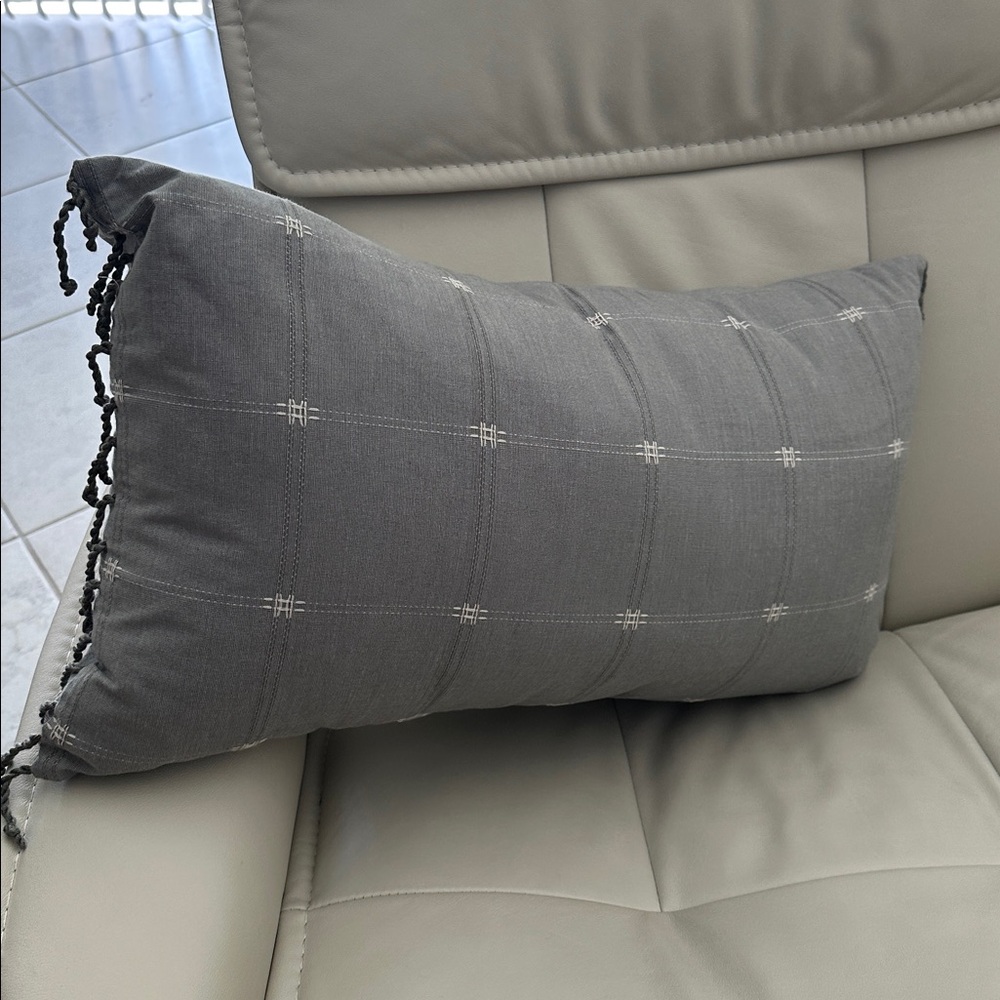 Studio McGee Threshold Elegant Green Decorative Pillow